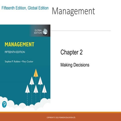 Chapter 2 Making Decisions Management new