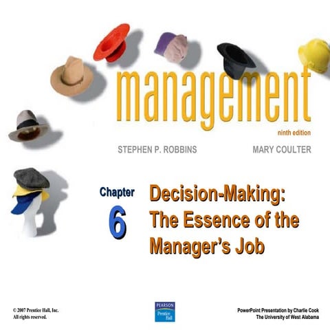 Decision-Making: The Essence of the Manager’s Job