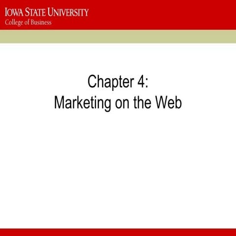 Marketing on the Web