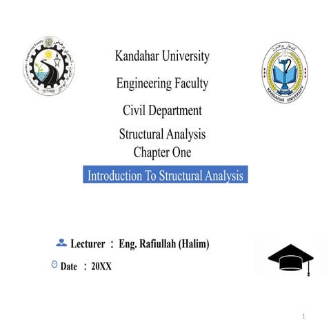 Structural Analysis - Aslam Kassimali - 6th Edition - Chapter One - Presentation
