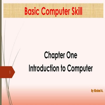 Basic of computer Introduction . ppt | PPTX