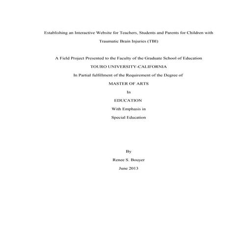 Chapter one intro-tbi