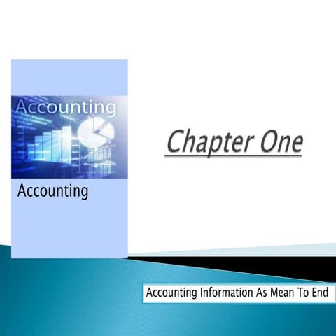 Chapter one accounting