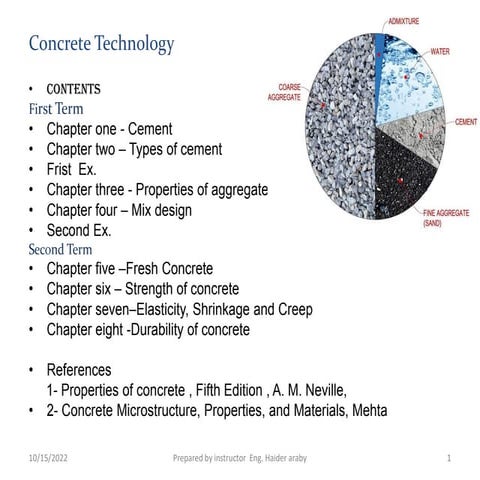 chapter one  cement cement cementt cemet