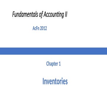 Chapter One accounting for  Inventory.pptx
