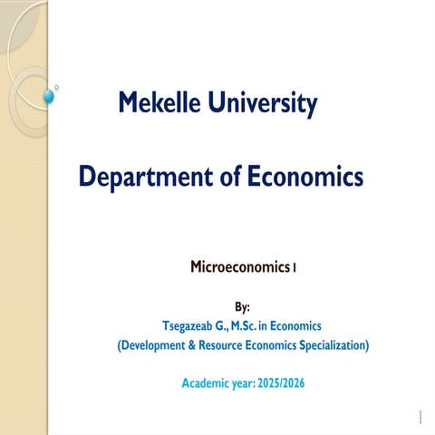Chapter One Microeconomics I PPT (1).pptx