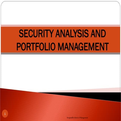 Chapter one security analysis lecture note .ppt
