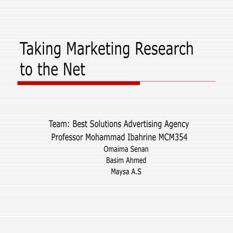 Chapter 7-  Presentation