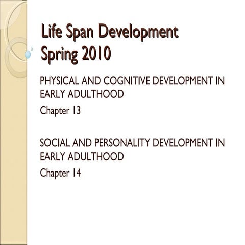 Chapters 13 and 14   life span development.pptx