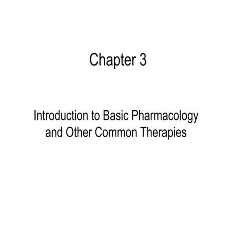 Chapters 3 and 4 Pathology