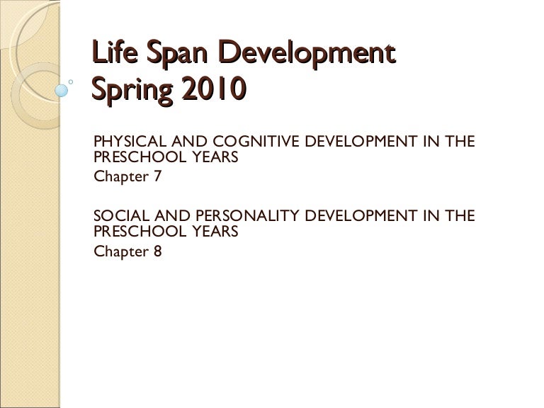 cognitive development throughout the lifespan