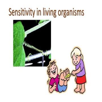 Chapter sensitivity in living organisms
