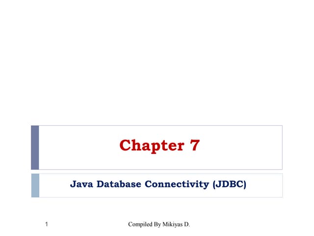 Chapter Seven- JDBC.pptx