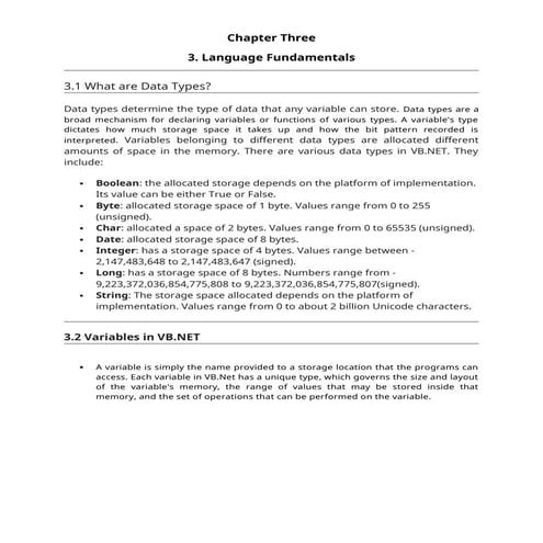 CONTROL STRUCTURE IN VB | PPTX