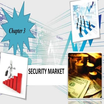 CHAPTER THREE SECURITY MARKET prepared .