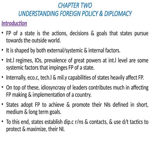 Global trend freshman course ppt chapter two | PPTX