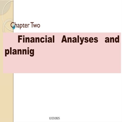 Chapter Two Financial ANalysis and planning.pptx