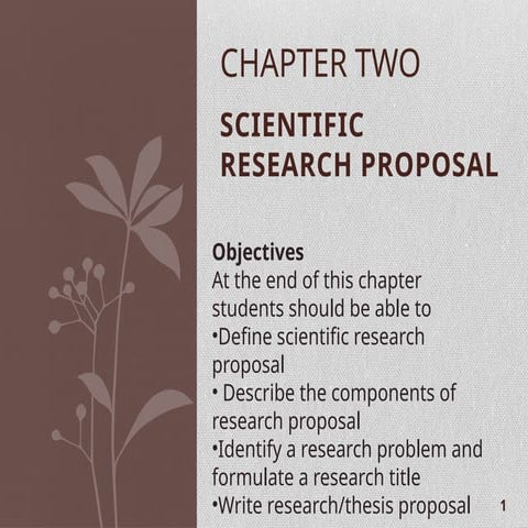 How to write a research proposal | PPT