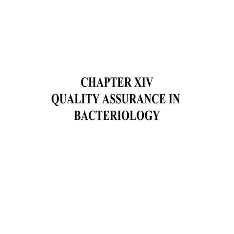 Quality control in microbiology | PPTX