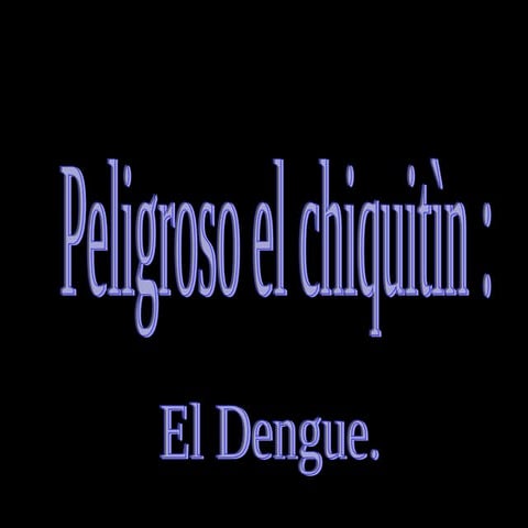 Chaque El Dengue.!. 2ª3ª Campaña solidaria.