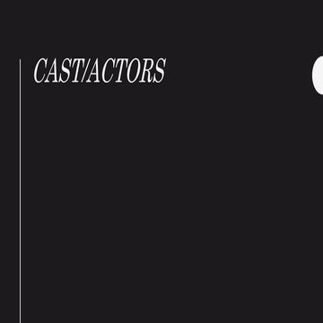 Cast/Actors