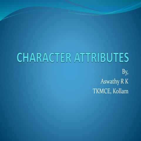 Character aatributes