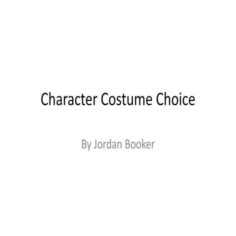 Character costume