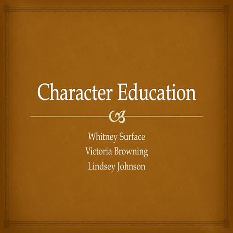 Character Education Pdf