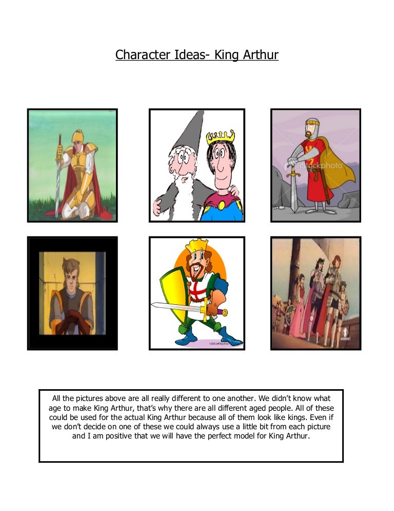 Research into Characters King Arthur