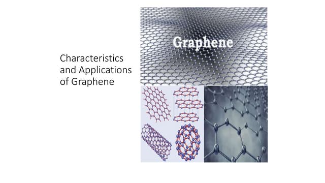 Characteristics and applications of graphene