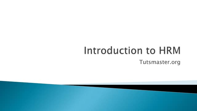 Characteristics, objectives &amp; challenges of human resource manager