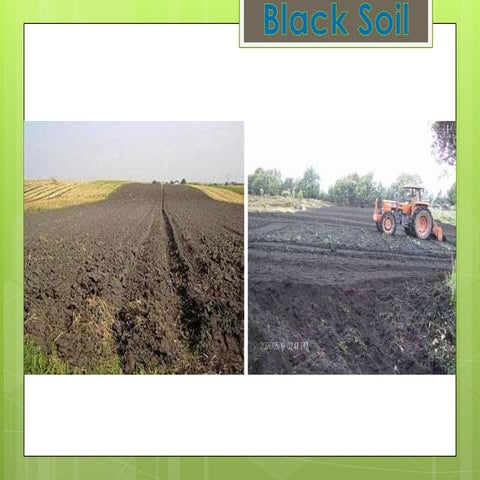 Characteristics of different types of soils