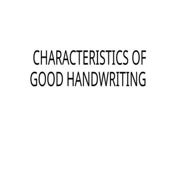 Class Characteristics of Handwriting.pptx