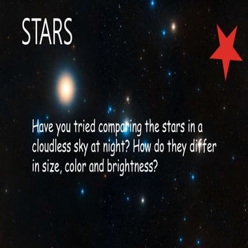 Characteristics of stars