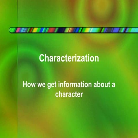 Characterization