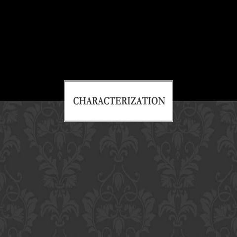Characterization