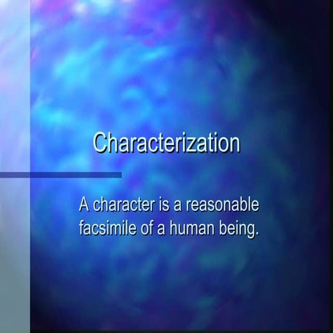 Characterization