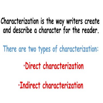 Characterization