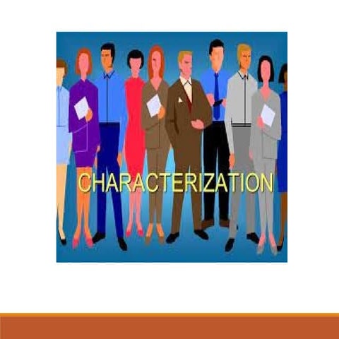 Character and characterization | PPTX