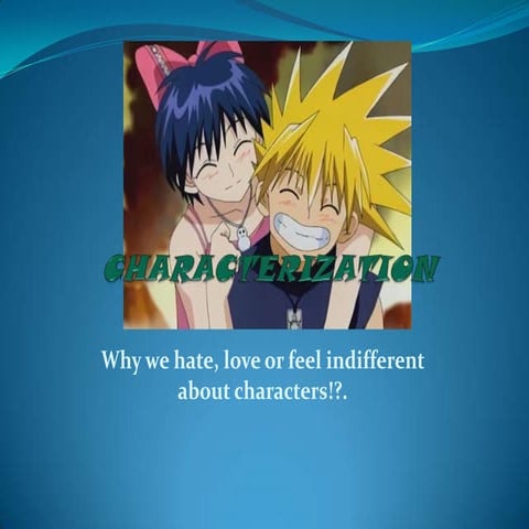 Characterization Slide