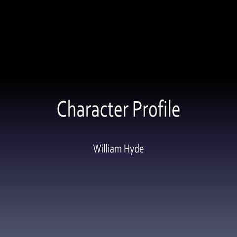 Character Profile: Christian Barker | PPTX