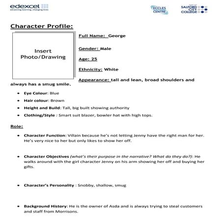 George Character Profile