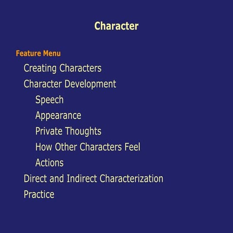 Characters