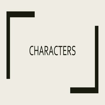 Characters