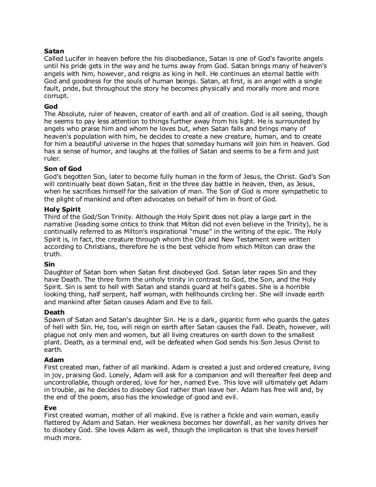 paradise lost book 1