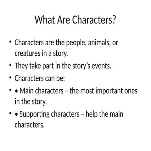Characters_Presentation.pptx............. | PPTX
