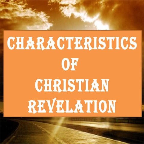 Characterstics of Historical Revelation | PPT