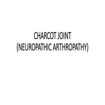 Charcot joint