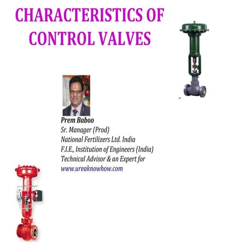 Charecterisctic of control valves