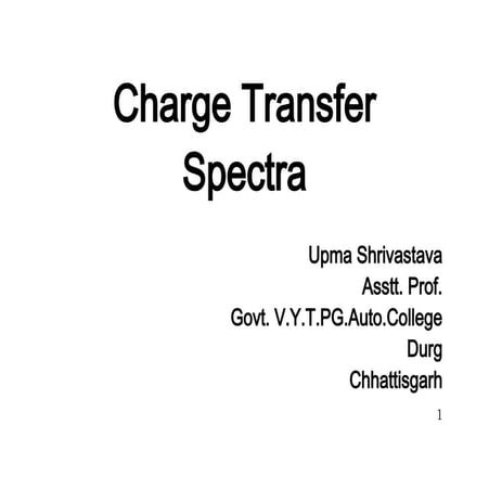 Charge-Transfer-Spectra. metal to metal, metal to ligand